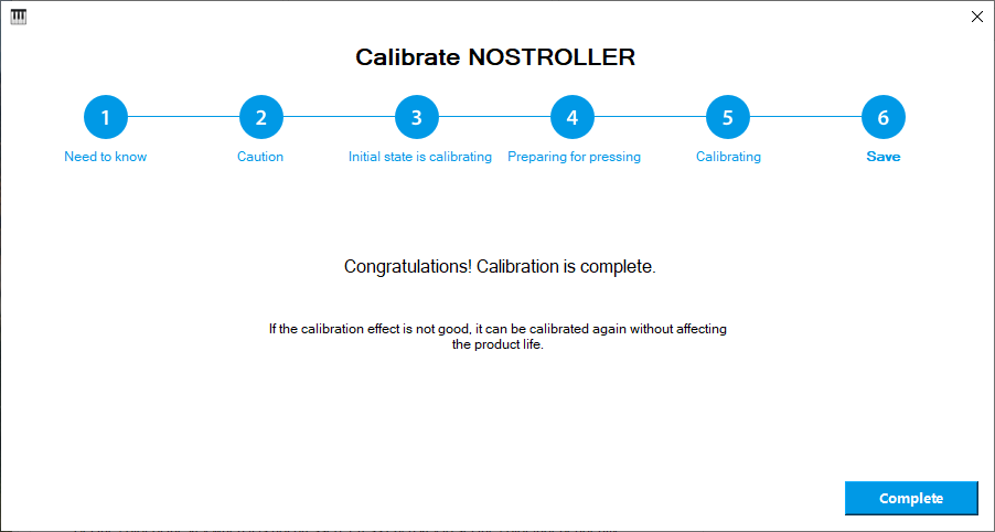 Calibration step 9