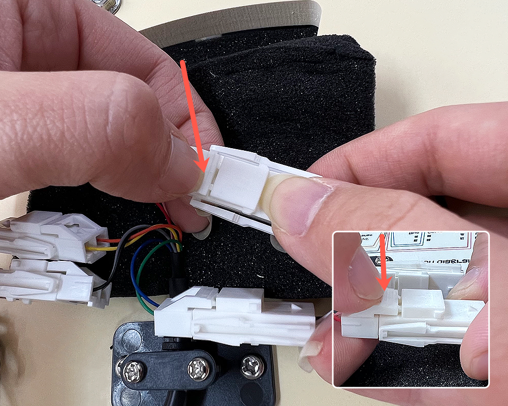 Unplug sensor connectors 1
