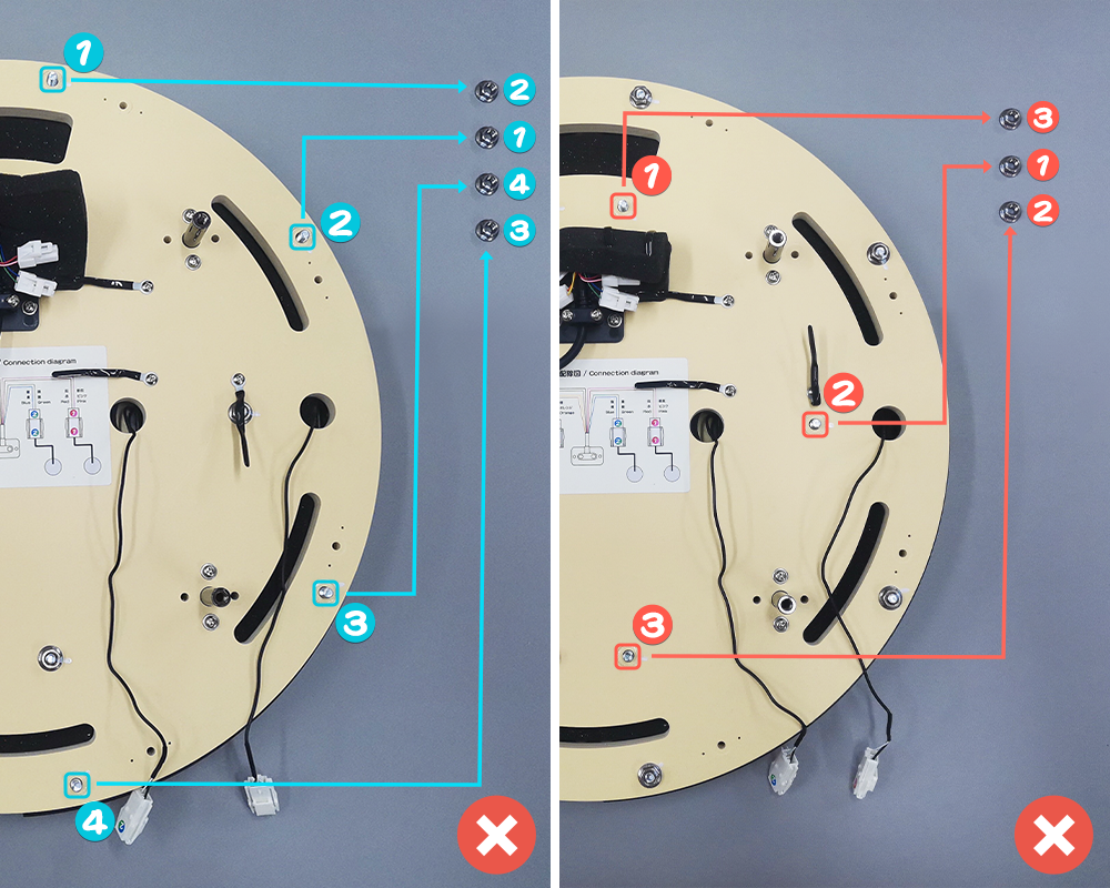 Remove back nuts 2